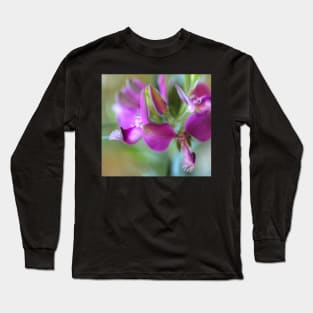 On Purple Wings Long Sleeve T-Shirt